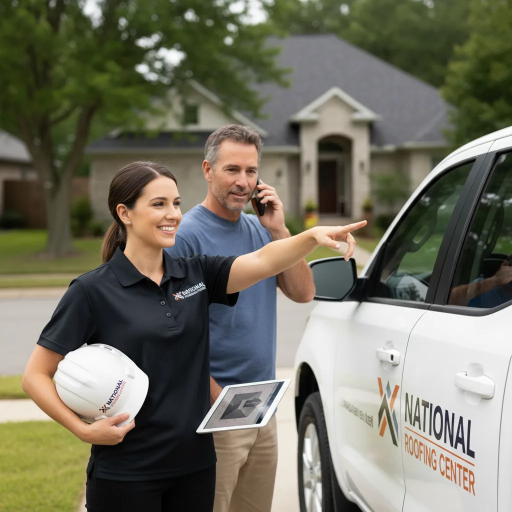 National Roofing Center customer support in Embarrass